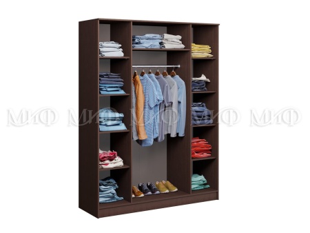 Шкаф 4-х Дверный Фиджи (Ш-1600 х В-2016 х Г-520 мм)/Разные Цвета