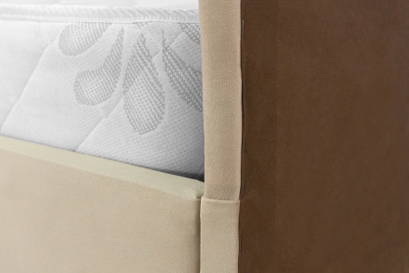 Кровать Лима 1.4 м бежевая