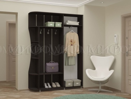 Прихожая Ксения-1 МДФ/Разные Цвета (1,55*2,15*0,4)