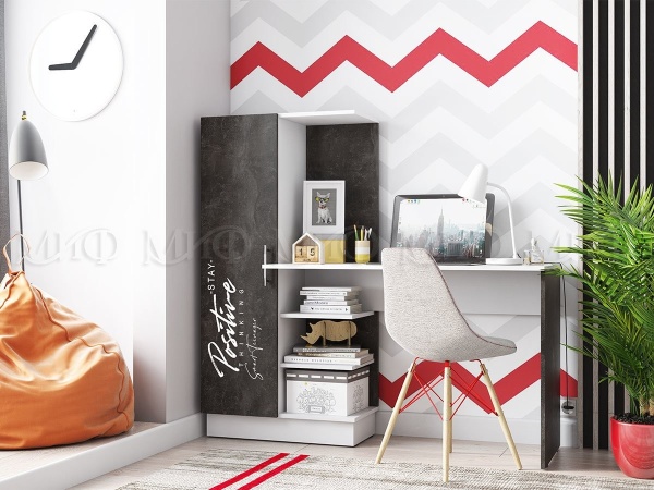 Письменный Стол Вегаc NEW №1 Позитив/Ш-1450 x В-1350 x Г-500 мм