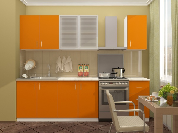 Кухонный Гарнитур Манго 2000 мм ЛДСП 