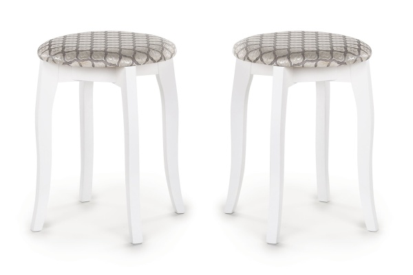 Табурет Рей белый / рио 17 компаньон